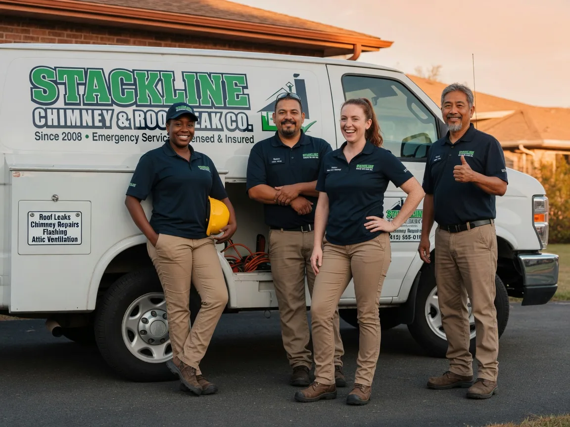 Chimney flashing repair company in Sacul, TX